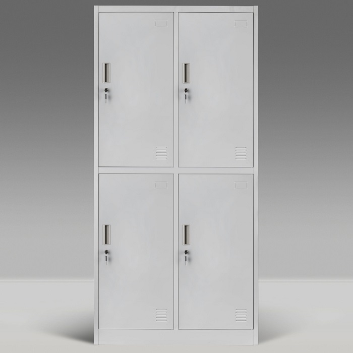 Locker Cabinet with 4 Compartments Steel
