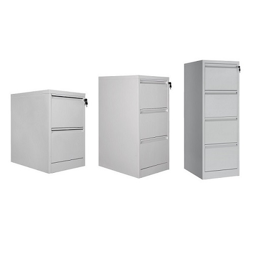 Flat pack office 2，3，4, 5 drawer metal filing cabinet with anti tilting mechanism