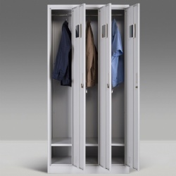 3 Doors Triple Column Steel Locker