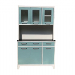 Metal kitchen multi storage cabinet display cupboard shelf organizer unit Microwave cart dining room w/Doors & Drawers
