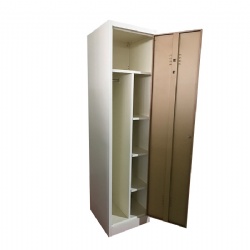 Single door metal wardrobe storage cabinet specialist locker uniform locker
